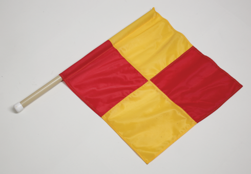 Linesman's Flag red/yellow 
